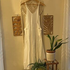 Free People White Sleeveless Sundress Dress XS